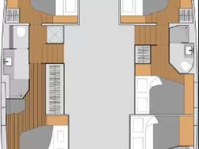 Catamaran hire in Saint-Raphaël - Fountaine Pajot Aura 51