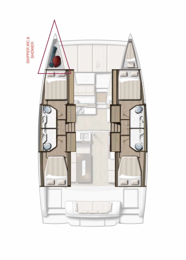 Hire Catamaran with or without skipper Bali Lávrio