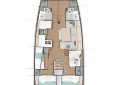 Yacht charter Kaštela - Jeanneau Sun Odyssey 490 on SamBoat