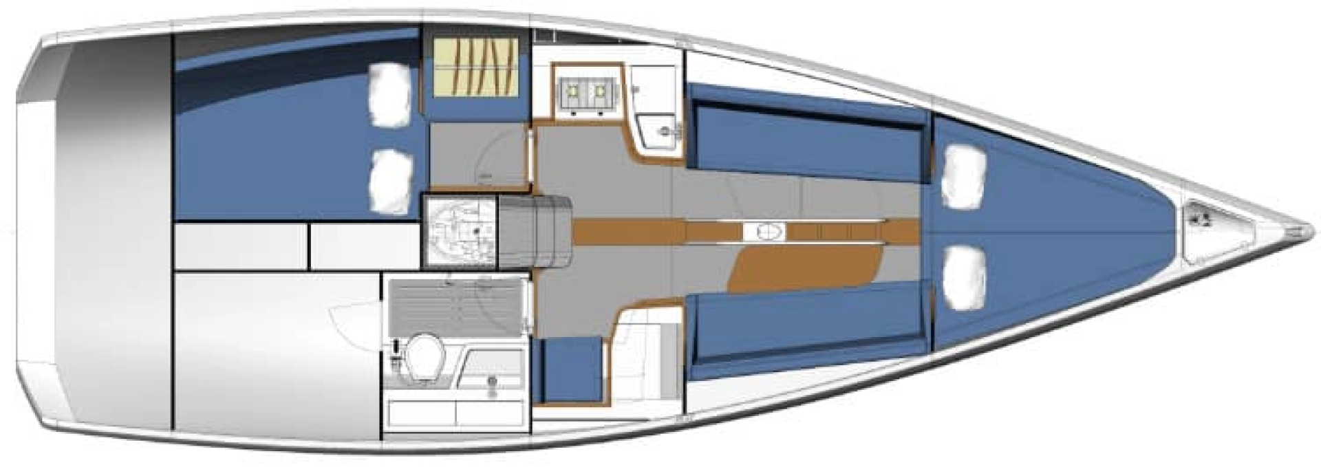Yacht charter Punat - Italia Yachts Italia 9.98 on SamBoat