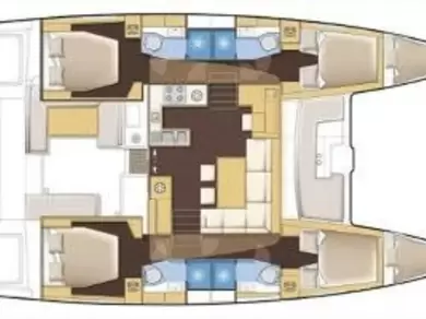 Charter a Lagoon Lagoon 450 F in Alimos on Samboat