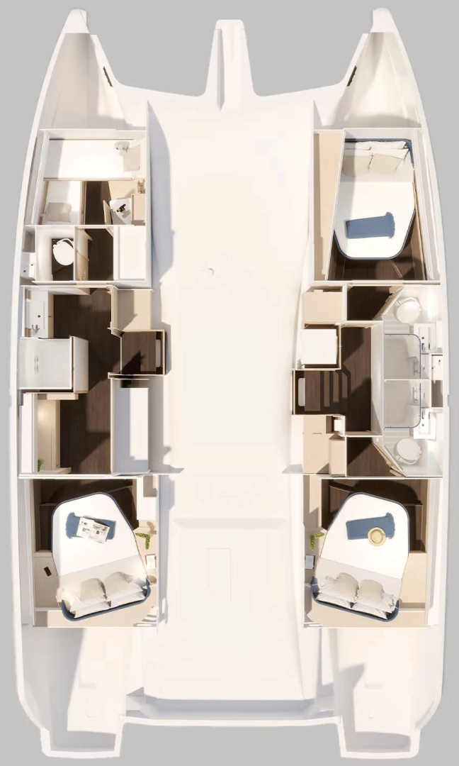 Yacht charter Road Town - Fountaine Pajot Fountaine Pajot FP 44 Maestro - 3 cab. on SamBoat