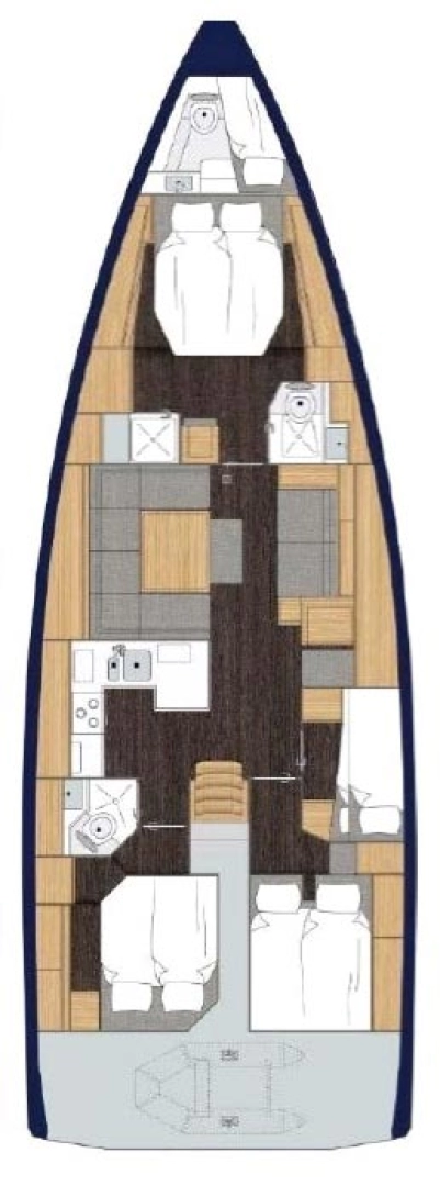 Yacht hire Biograd na Moru cheap Bavaria C50 Style