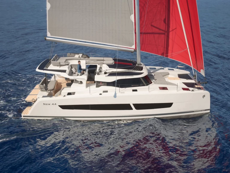 Fountaine Pajot Fountaine Pajot FP 44 Quatuor - 4 + 2 cab. charter bareboat or skippered in  Gouvia