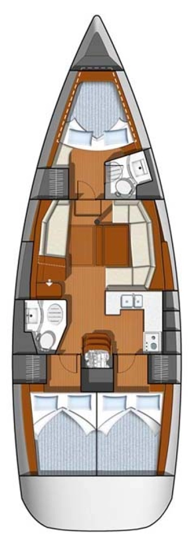 Yacht charter Lefkáda - Jeanneau Sun Odyssey 42 DS on SamBoat