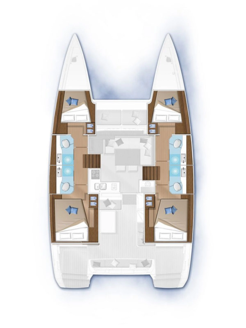 Hire a Lagoon Lagoon 42 Lefkáda