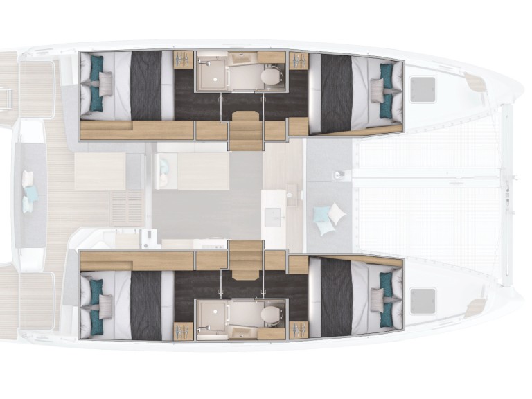 Lagoon Lagoon 38 charter bareboat or skippered in  Capo d'Orlando