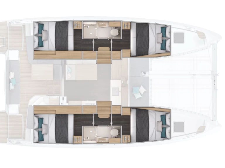 Lagoon Lagoon 38 charter bareboat or skippered in  Capo d'Orlando