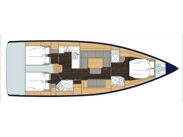 Yacht hire Alimos cheap Bavaria C45 3cbs