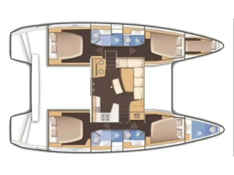 Hire Catamaran Lagoon with a boat licence