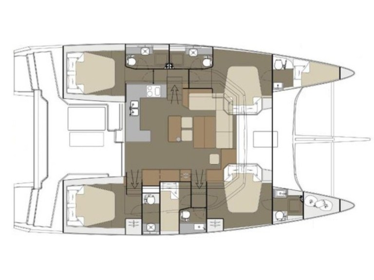 Yacht hire Sant Antoni de Portmany cheap Dufour Catamarans 48 Sail