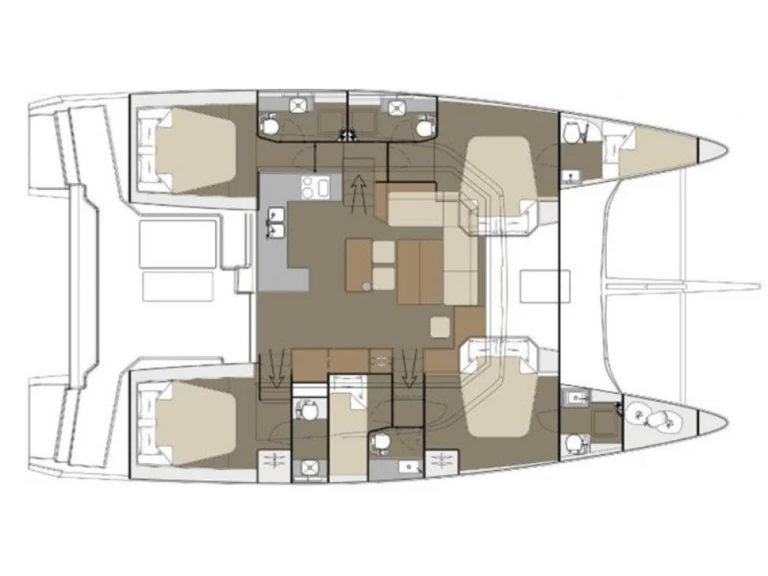 Yacht hire Sant Antoni de Portmany cheap Dufour Catamarans 48 Sail