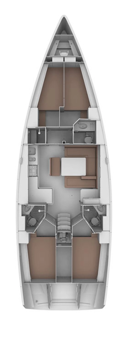 Bavaria Cruiser 46 charter bareboat or skippered in  Split
