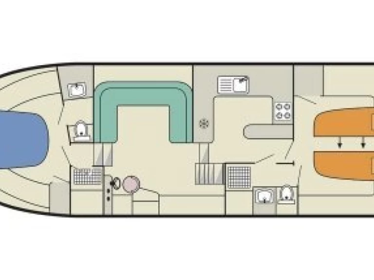 Hire Canal boat Comfort Plus with a boat licence