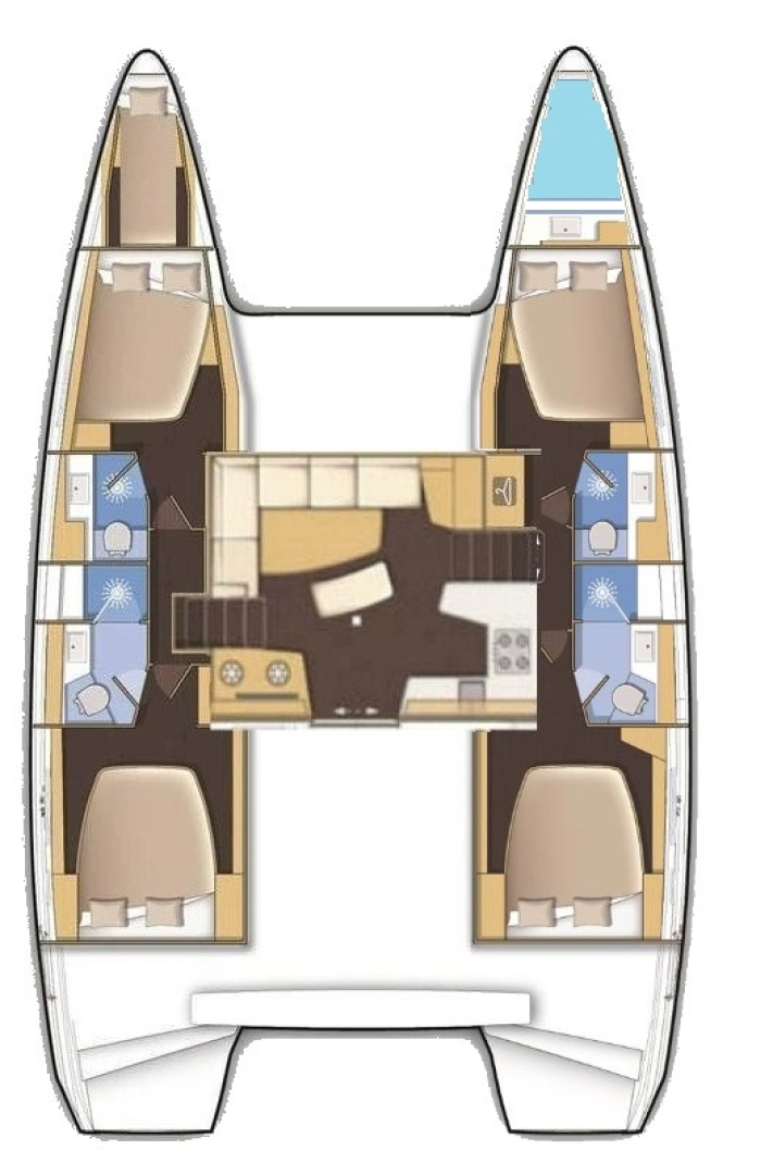 Catamaran to hire Lefkáda at the best price