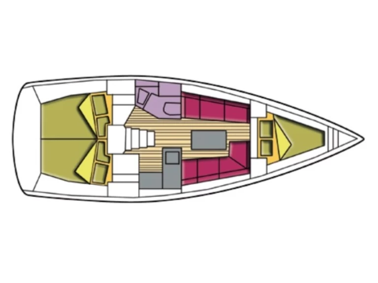 Hire a Bavaria Bavaria Cr 34 Cugnana Verde