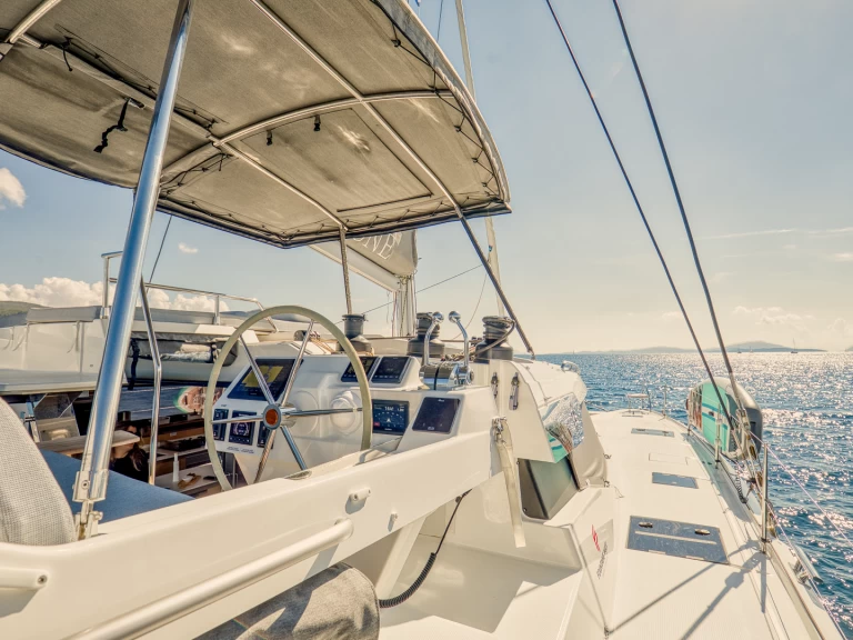 Fountaine Pajot Aura 51 charter bareboat or skippered in  Lefkáda