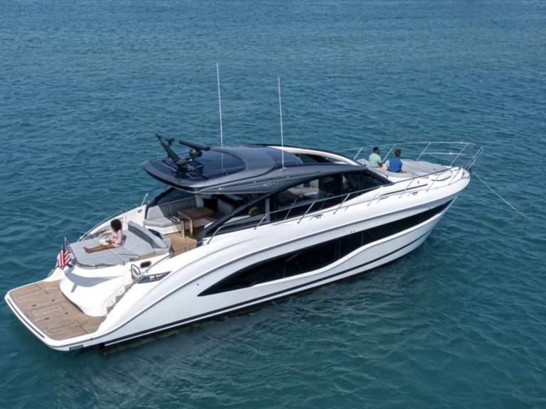 Princess Princess V55 charter bareboat or skippered in  Port de Saint Tropez