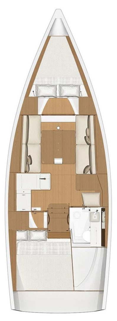 Dufour Dufour 360 Grand Large charter bareboat or skippered in  Pula