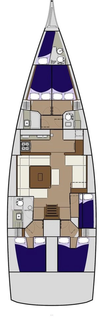 Dufour Dufour 560 Grand Large charter bareboat or skippered in  Gouvia