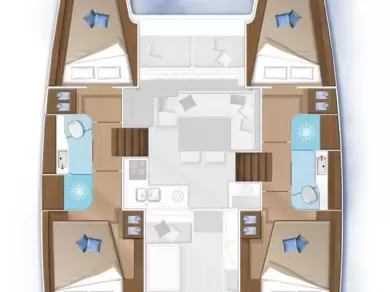 Hire Catamaran with or without skipper Lagoon Šibenik