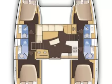 Yacht charter Trogir - Lagoon Lagoon 42 on SamBoat