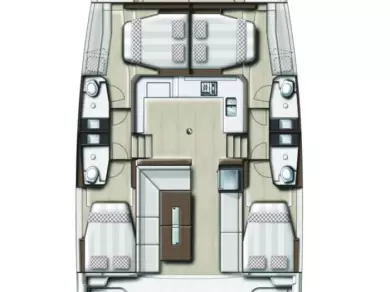 Bali Bali Catspace Voile charter bareboat or skippered in  Sant Antoni de Portmany