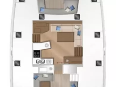 Charter a Lagoon Lagoon 450 F in Sant Antoni de Portmany on Samboat