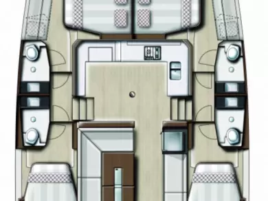 Yacht hire Komolac cheap Bali Catspace Voile