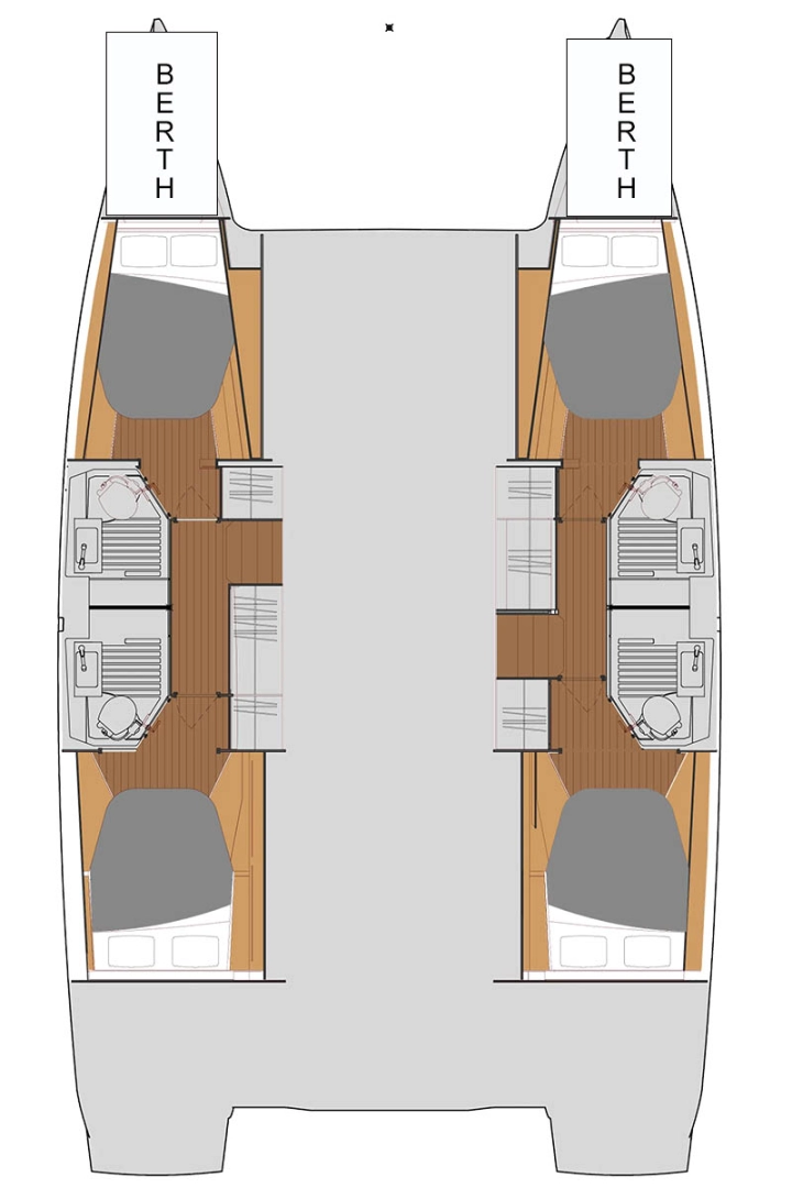 Hire Catamaran Fountaine Pajot with a boat licence