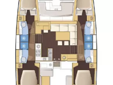 Lagoon Lagoon 450 F charter bareboat or skippered in  Road Town