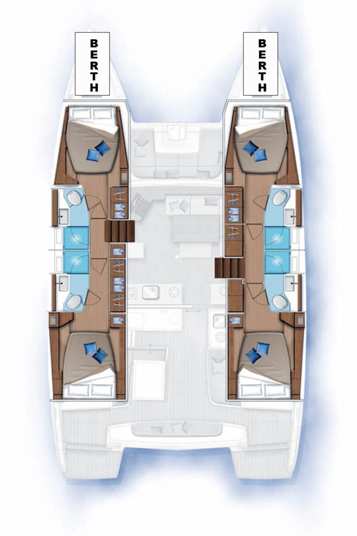 Yacht hire Eden Island cheap Lagoon 46