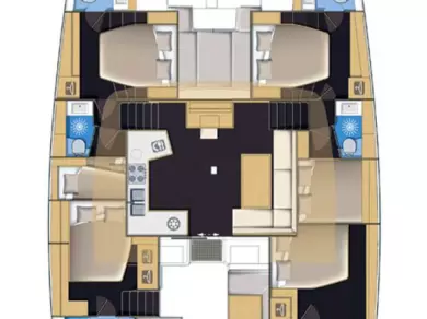 Charter a Lagoon Lagoon 52 F in Ellinikó on Samboat