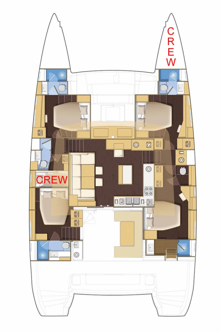 Lagoon Lagoon 560 S2 charter bareboat or skippered in  Ellinikó