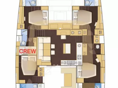 Lagoon Lagoon 560 S2 charter bareboat or skippered in  Ellinikó