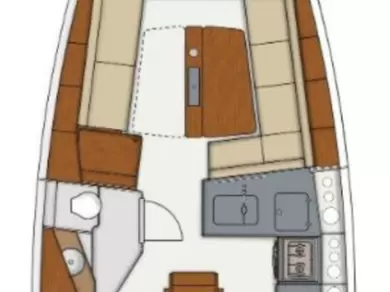 Hanse Hanse 345 charter bareboat or skippered in  Biograd na Moru