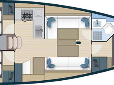 Sailboat hire in Biograd na Moru - More Boats More 40