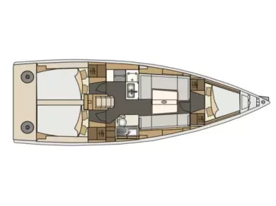 Yacht hire Biograd na Moru cheap E4