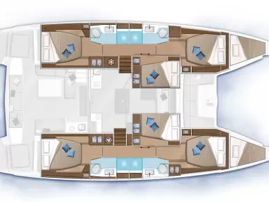 Yacht hire Gouvia cheap Lagoon 50