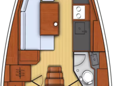 Hire Sailboat Bénéteau with a boat licence