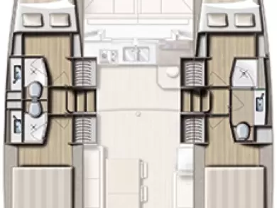 Catamaran hire in Zadar - Bali Bali 4.0