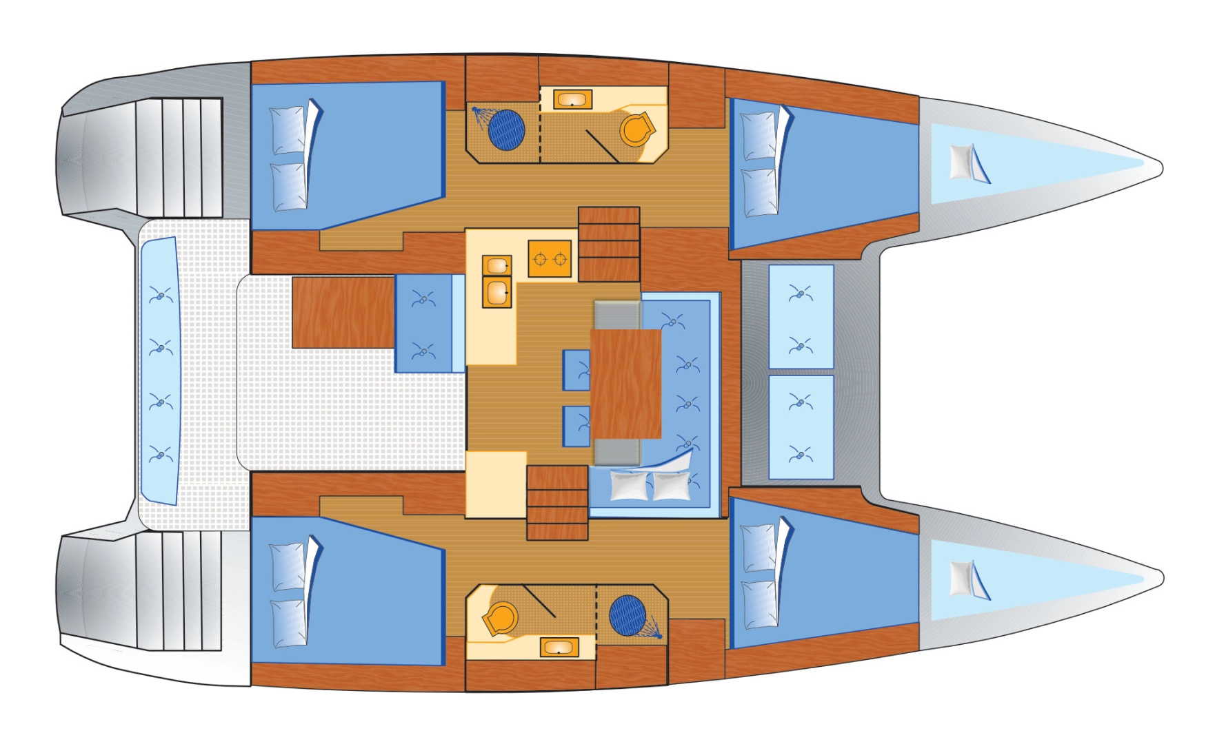 Lagoon Lagoon 40 charter bareboat or skippered in  Punat
