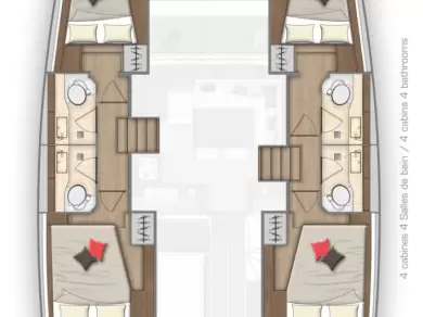 Hire Catamaran Lagoon with a boat licence