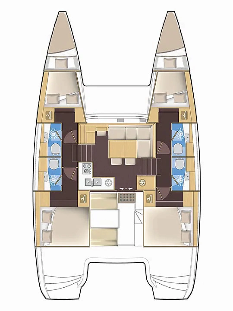 Hire Catamaran with or without skipper Lagoon Punat