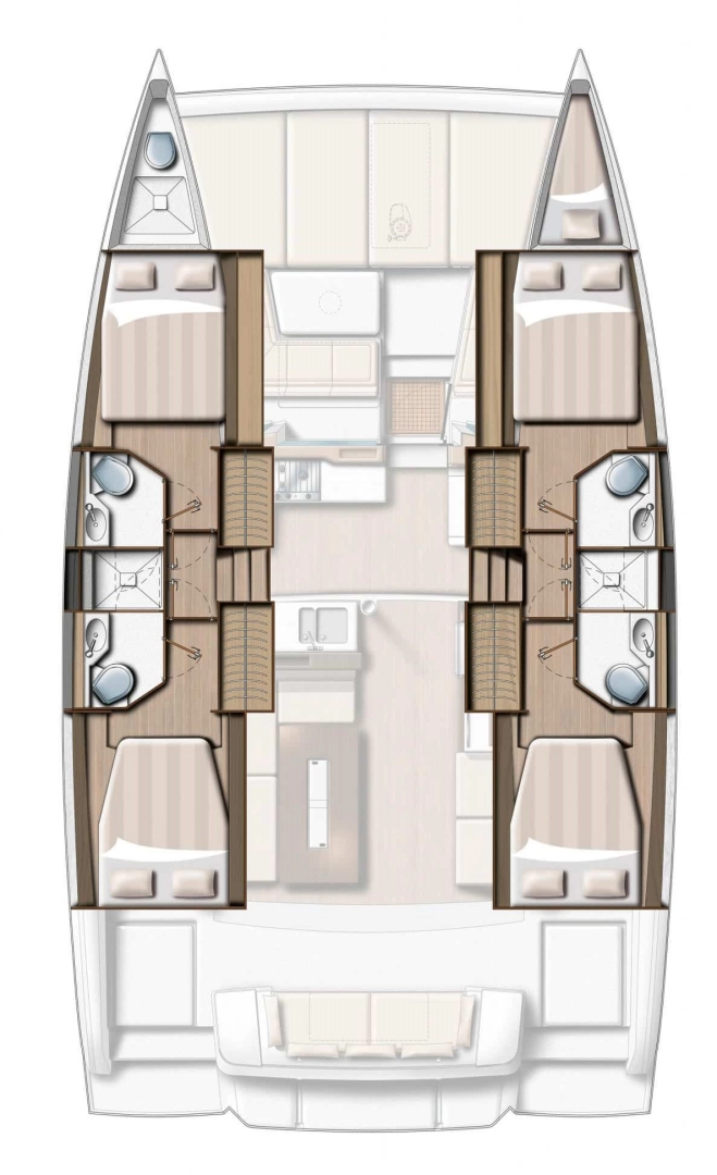 Catamaran hire in Rogoznica - Bali Bali 4.2