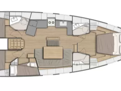 Hire a Bénéteau Oceanis 46.1 Komolac