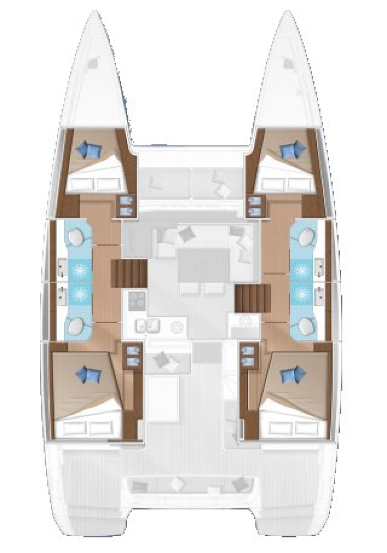 Yacht hire Split cheap Lagoon 40