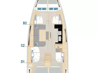 Hanse Hanse 460 charter bareboat or skippered in  Pula