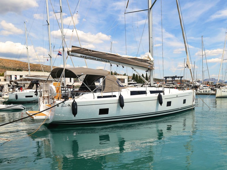 Hanse Hanse 418 charter bareboat or skippered in  Seget Donji