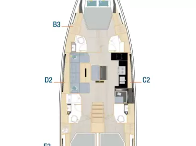 Hanse Hanse 510 charter bareboat or skippered in  Šibenik